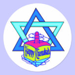 Hanukkah Star of David stickers