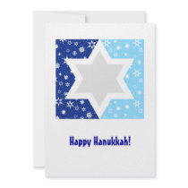 Hanukkah/Star of David snowflake invitation by starstreamdesign Hanukkah/Star of David snowflake invitation