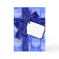 HANUKKAH WRAPPED CARD by nassosvakalis HANUKKAH WRAPPED CARD