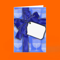 HANUKKAH WRAPPED CARD