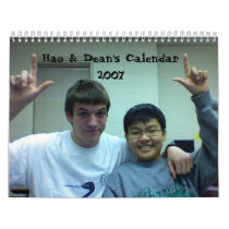 Hao & Dean's Calendar 2007