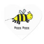 HAP BEE Birthday envelope seal Heart Sticker