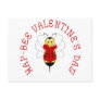 Hap-bee Valentine's Day Postcard