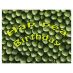 Hap Pea Birthday flyers