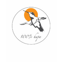 Hapa Kids T-Shirt 100% HAPA Hummingbird Design