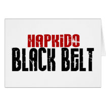 Hapkido Black Belt cards