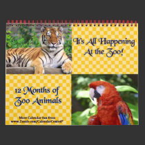 Happening At The Zoo Calendar