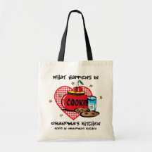 Happens In Grandma's Kitchen Tote Bags