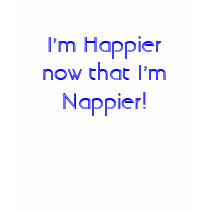 Happier Nappier t-shirts