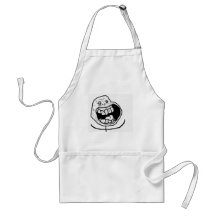 Happily alone apron