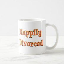 Happily  Divorced Coffee Mugs