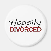 Happily Divorced Fridge Magnets