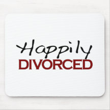 Happily Divorced Mouse Pads