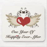 Happily Ever After First Anniversary Mousepad