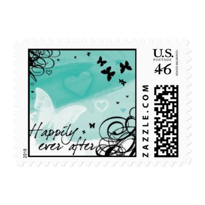 Happily Ever After Postage Stamps