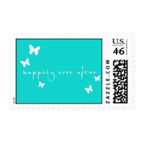 Happily Ever After stamp with butterflies stamps