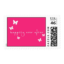 Happily Ever After stamp with butterflies stamps