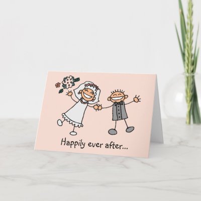 Happily Ever After wedding card by wedding tshirts