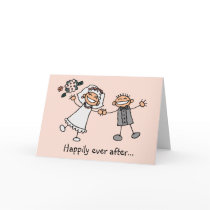 Happily Ever After wedding card