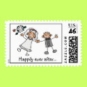 Happily Ever After wedding stamps by wedding_tshirts Happily Ever After wedding stamps