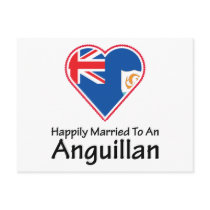 Happily Married Anguillan Post Card