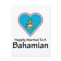 Happily Married Bahamian Postcard
