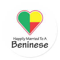 Happily Married Beninese Stickers