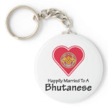 Happily Married Bhutanese Keychains