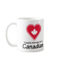 Happily Married Canadian mugs