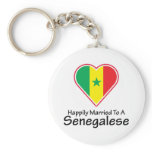 Happily Married Senegalese Keychain