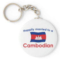 Happily Married To A Cambodian Key Chains