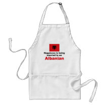 Happily Married To Albanian aprons by worldshop Happily Married To Albanian aprons