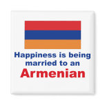 Happily Married To An Armenian magnets