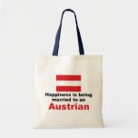 Happily Married To An Austrian Canvas Bags