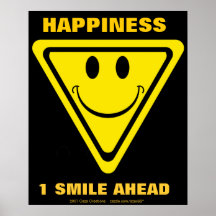 Happiness, 1 smile ahead print
