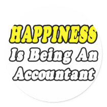 Happiness...Accountant stickers by accountantshirts Happiness...Accountant stickers