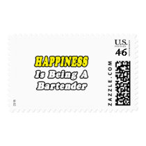 Happiness...Bartender Postage