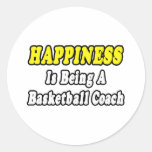 Happiness...Basketball Coach Sticker