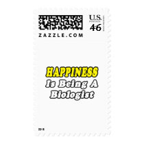 Happiness...Biologist Postage