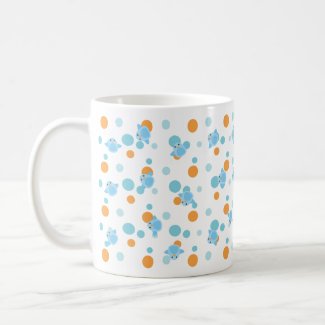 Happiness Bluebird Scatter mug