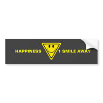 Happiness bumper stickers