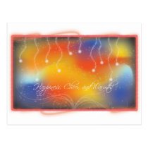 Happiness, Cheer and Warmth for the Holidays! postcards
