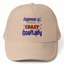 Happiness Crazy Goatlady Hat