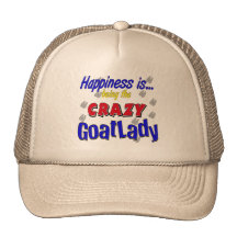 Happiness Crazy Goatlady Hat