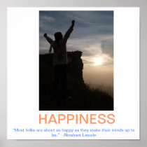 HAPPINESS demotivational poster