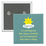 Happiness & Gratitude sun badge