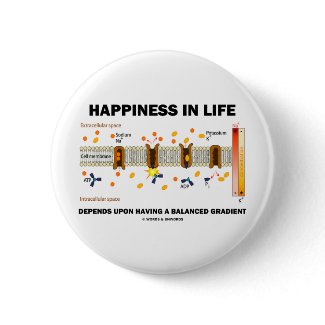 Happiness In Life Depends Upon Balanced Gradient button