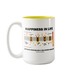 Happiness In Life Depends Upon Balanced Gradient mug