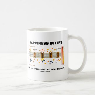 Happiness In Life Depends Upon Balanced Gradient Coffee Mugs