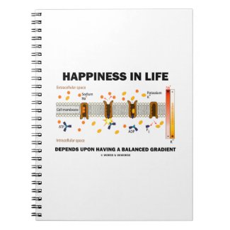 Happiness In Life Depends Upon Having Balanced Notebook
